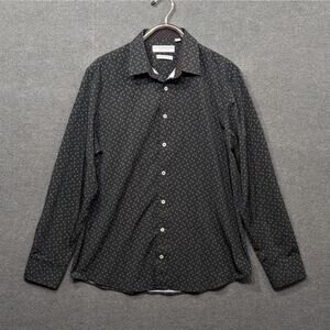 Nick Graham Everywhere Shirt Mens Large Stretch Modern Fit Abstract Print